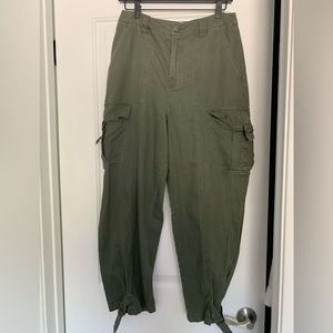 ASOS Twill Utility Combat Pants in Olive Khaki